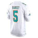 Jalen Ramsey 5 Signed Miami Dolphins Game Men Jersey - White V2