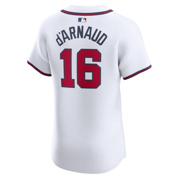 Travis d'Arnaud Atlanta Braves  Home Elite Player Jersey - White