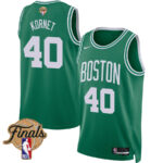 Luke Kornet 40 Boston Celtics 2024 FINALS PATCH Icon Edition Jersey - Kelly Green
