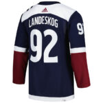Gabriel Landeskog 92 Colorado Avalanche Alternate Primegreen Men Jersey - Navy