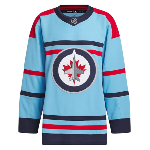 Winnipeg Jets Anniversary Primegreen Men Jersey - Light Blue