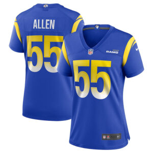 Brian Allen 55 Los Angeles Rams Women Game Jersey - Royal