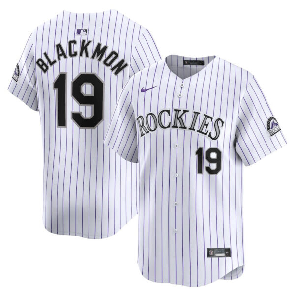 Charlie Blackmon 19 Colorado Rockies Home Limited Player YOUTH Jersey - White