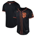 San Francisco Giants  Youth Alternate Limited Jersey - Black