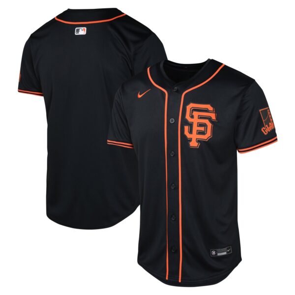 San Francisco Giants  Youth Alternate Limited Jersey - Black