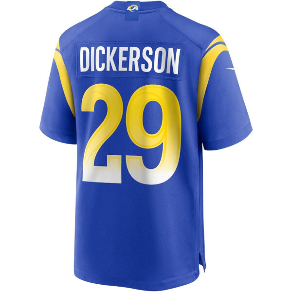 Eric Dickerson 29 Los Angeles Rams Men Game Retired Jersey - Royal