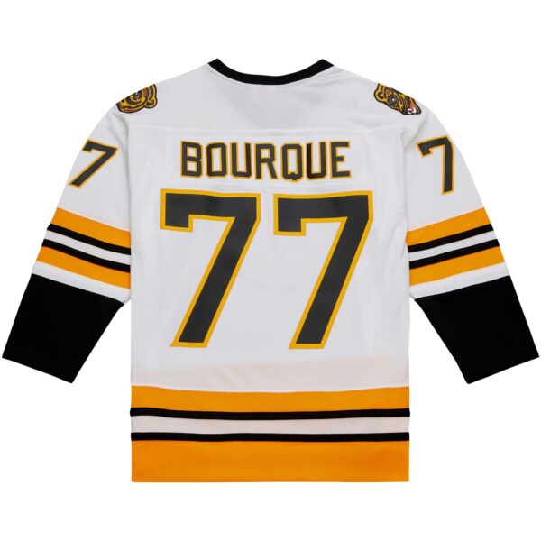 Ray Bourque Boston Bruins Mitchell & Ness Captain Patch 1989/90 Blue Line Player Jersey - White