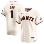 San Francisco Giants  #1 Dad Home Limited Jersey - Cream