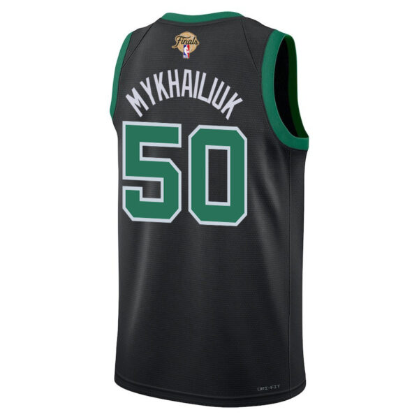 Svi Mykhailiuk 50 Boston Celtics 2024 FINALS PATCH Swingman Jersey - Statement Edition - Black