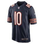 Trace McSorley 10 Chicago Bears Team Game Men Jersey - Navy