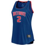 Cade Cunningham Detroit Pistons Fanatics Women's Fast Break Tank Jersey - Icon Edition - Blue