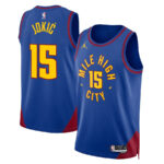 Nikola Jokic 15 Denver Nuggets Unisex Swingman Jersey - Statement Edition - Royal