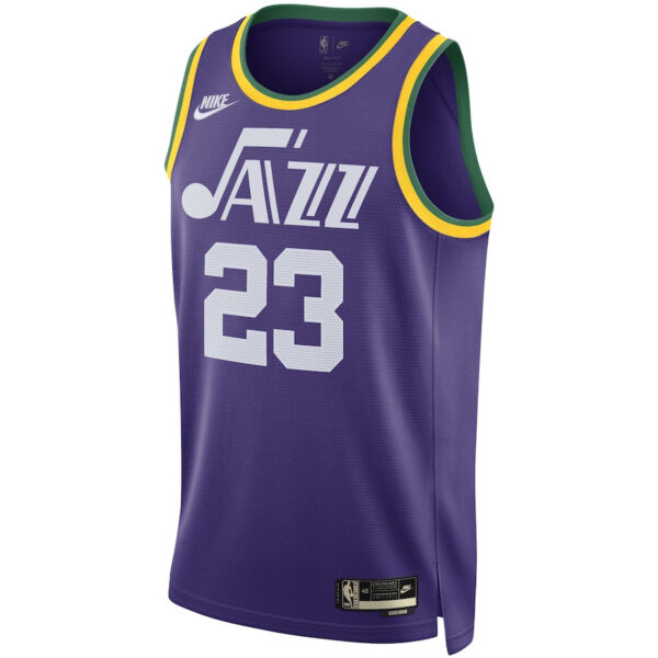 Lauri Markkanen 23 Utah Jazz 2023/24 Swingman Jersey - Classic Edition - Purple