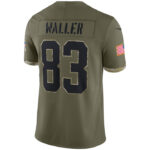 Darren Waller Las Vegas Raiders 2022 Salute To Service Limited Jersey - Olive