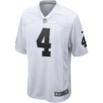 Derek Carr 4 Las Vegas Raiders YOUTH Game Jersey - White