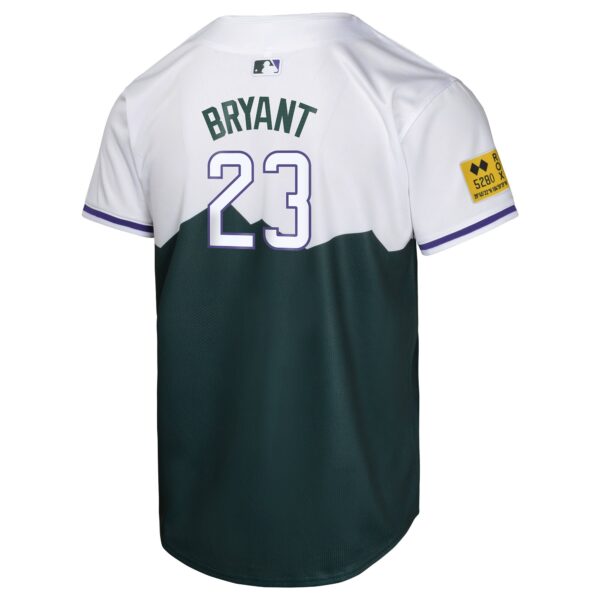 Kris Bryant Colorado Rockies Youth City Connect Limited Player Jersey - Green