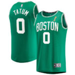 Jayson Tatum 0 Boston Celtics 2024 FINALS CHAMPIONS Jersey - Kelly Green - Icon Edition