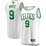 Derrick White 9 Boston Celtics 2024 NBA Finals Fast Break Jersey - Association Edition - White