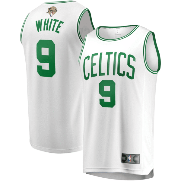 Derrick White 9 Boston Celtics 2024 NBA Finals Fast Break Jersey - Association Edition - White