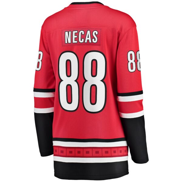 Martin Necas Carolina Hurricanes Fanatics Women's Alternate Breakaway Player Jersey - Red