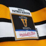 Patrice Bergeron Boston Bruins Mitchell & Ness Alternate Captain Patch 2010/11 Blue Line Player Jersey - Black