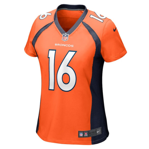 Wil Lutz 16 Denver Broncos Women Game Jersey - Orange