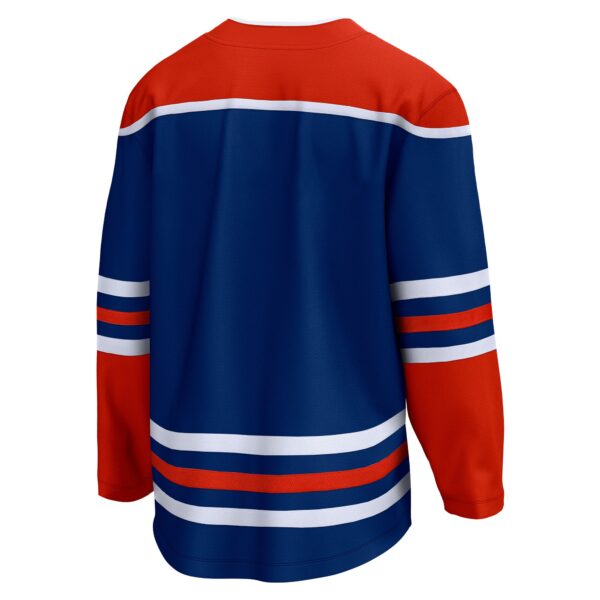 Edmonton Oilers Fanatics Home Breakaway Blank Jersey - Royal