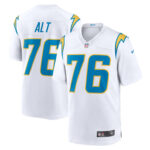 Joe Alt Los Angeles Chargers 2024 First Round Pick Player Game Jersey - White