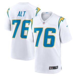 Joe Alt Los Angeles Chargers 2024 First Round Pick Player Game Jersey - White