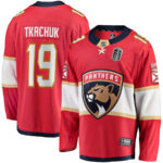 Matthew Tkachuk 19 Florida Panthers 2024 Stanley Cup Final Home Breakaway Player Jersey - Red