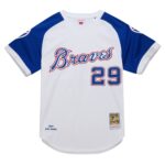 John Smoltz Atlanta Braves Mitchell & Ness 2004 Cooperstown Collection Authentic Throwback Jersey - White