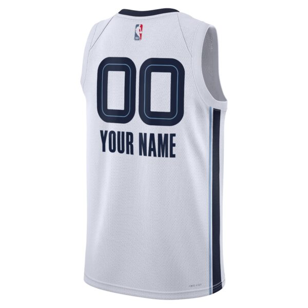 Memphis Grizzlies Unisex Swingman Custom Jersey White - Association Edition
