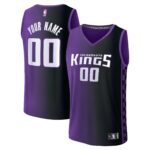 Sacramento Kings Fanatics Youth Custom Fast Break Jersey - Purple - Statement Edition