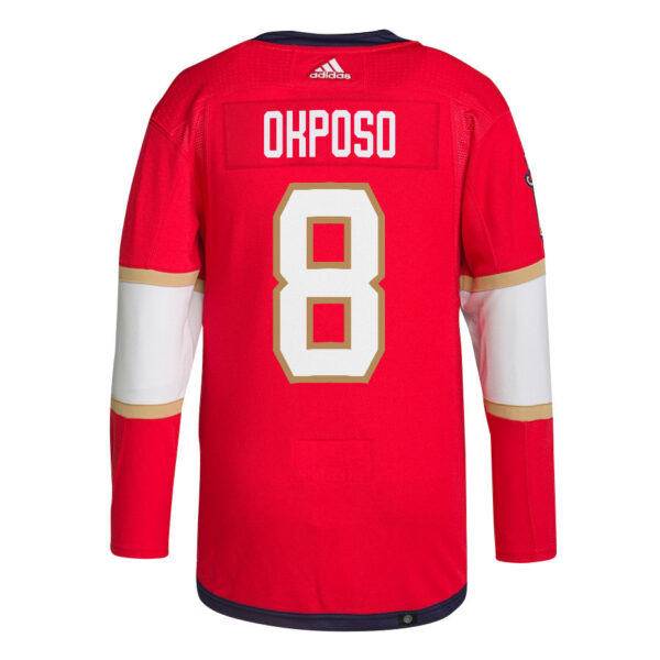 Kyle Okposo 8 Florida Panthers 2024 STANLEY CUP Final Home Breakaway Jersey - Men, Red