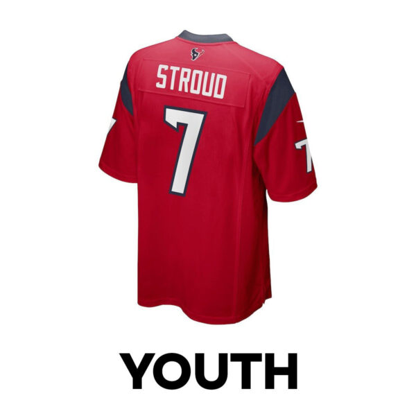 C.J. Stroud 7 Houston Texans The Chosen One Game YOUTH Jersey - Red