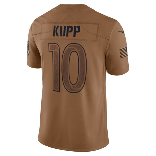 Cooper Kupp Los Angeles Rams Women's 2023 Salute To Service Limited Jersey - Brown