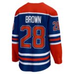 Connor Brown Edmonton Oilers Fanatics Home Breakaway Jersey - Royal