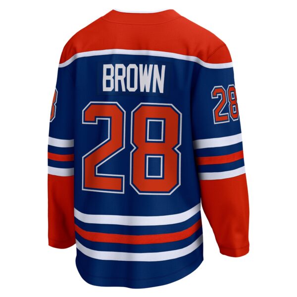 Connor Brown Edmonton Oilers Fanatics Home Breakaway Jersey - Royal