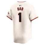 San Francisco Giants  #1 Dad Home Limited Jersey - Cream