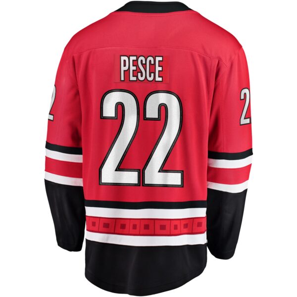Brett Pesce Carolina Hurricanes Fanatics Alternate Breakaway Player Jersey - Red