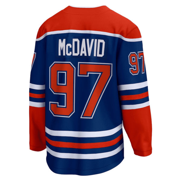 Connor McDavid 97 Edmonton Oilers 2024 Stanley Cup Final Home Breakaway Player Jersey - Royal