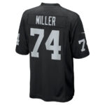Kolton Miller 74 Las Vegas Raiders Men Game Jersey - Black