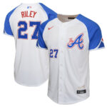 Austin Riley 27 Atlanta Braves City Connect Limited YOUTH Jersey - White