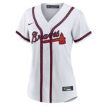 Ronald Acuna Jr. Atlanta Braves  Women's Home Replica Player Jersey - White