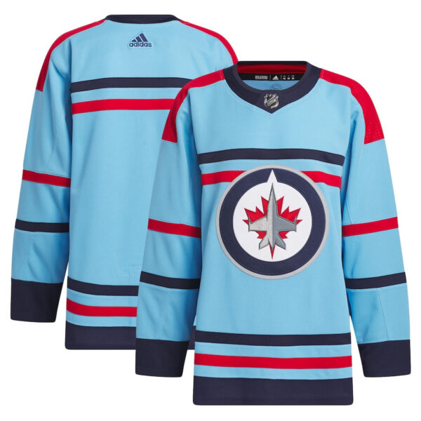 Winnipeg Jets Anniversary Primegreen Men Jersey - Light Blue