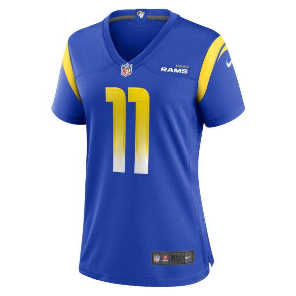 Carson Wentz 11 Los Angeles Rams Game Women Jersey - Royal