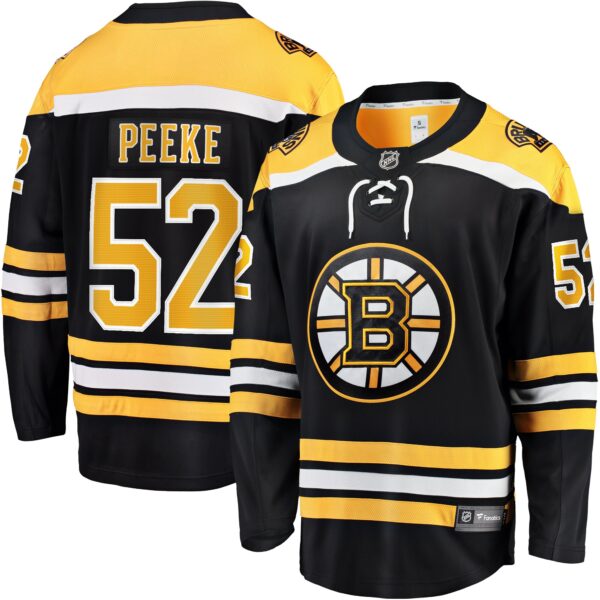 Andrew Peeke Boston Bruins Fanatics Home Premier Breakaway Player Jersey - Black