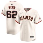 Logan Webb San Francisco Giants  Home Limited Player Jersey - Cream