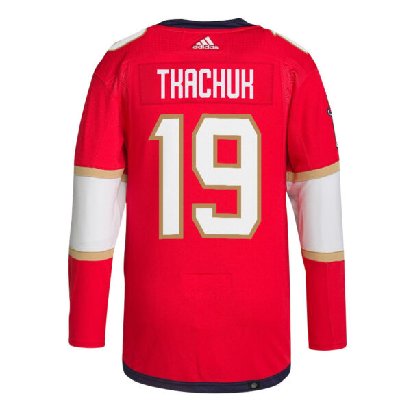 Matthew Tkachuk 19 Florida Panthers 2024 STANLEY CUP Final Home Breakaway Jersey - Men, Red