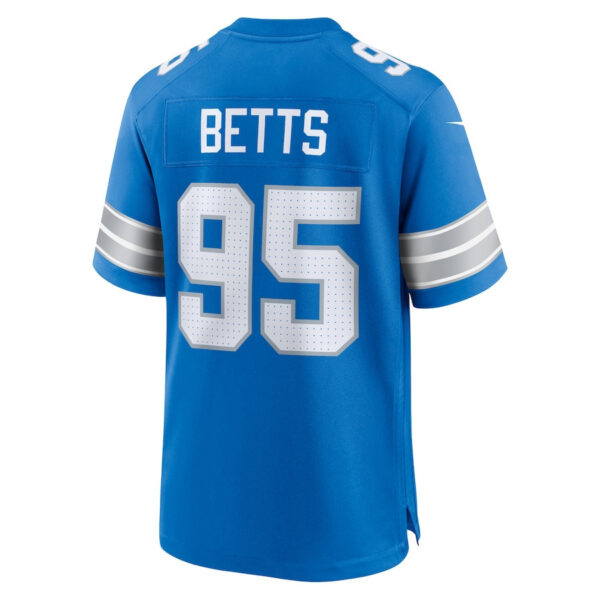 Mathieu Betts 95 Detroit Lions Game Men Jersey - Blue